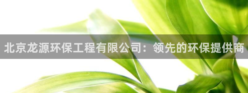 彩名堂为啥不准了乱变：北京龙源环保工