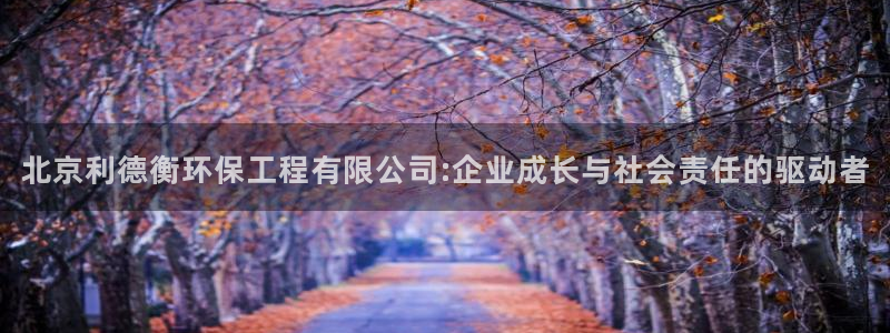 彩名堂最新计划下载地址：北京利德衡环保工程有限公司:企业成长