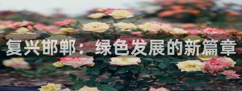 彩名堂app官网：复兴邯郸：绿色发展的新篇章